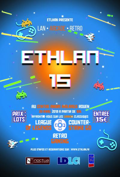 Affiche lan party Ethlan #15